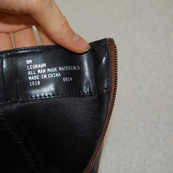 Nine West leorawm Colorblock riding boots tall 8 - Picture 4 of 4